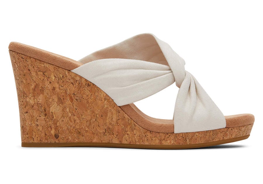 Sandalias Toms Serena Wedge Sandal Mujer Beige Argentina | AR826-654