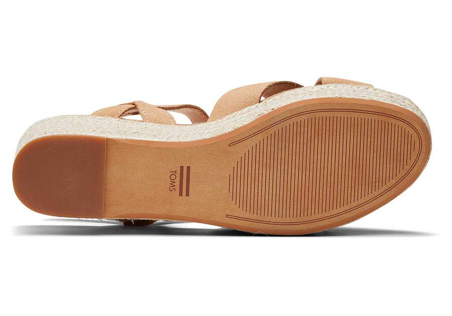 Sandalias Toms Willow Plataforma Sandal Mujer Marrones Argentina | AR557-499