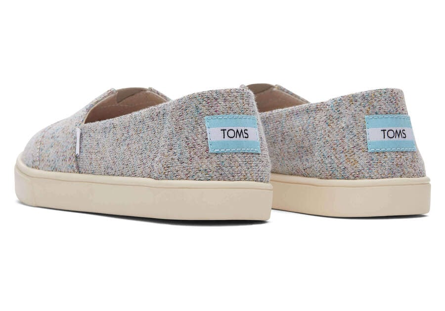 Slip On Toms Alpargata Cupsole Slip On Mujer Gris Claro Metal Argentina | AR175-249