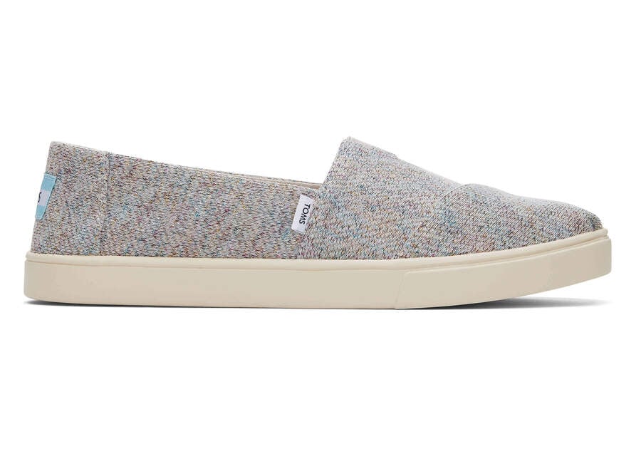 Slip On Toms Alpargata Cupsole Slip On Mujer Gris Claro Metal Argentina | AR175-249