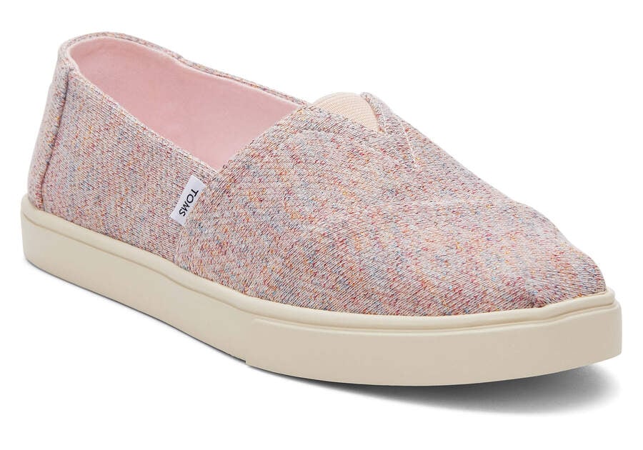 Slip On Toms Alpargata Cupsole Slip On Mujer Rosas Metal Argentina | AR655-965