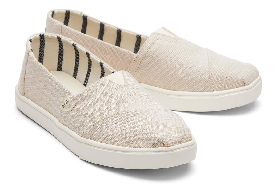 Slip On Toms Alpargata Cupsole Slip On Mujer Beige Argentina | AR837-072