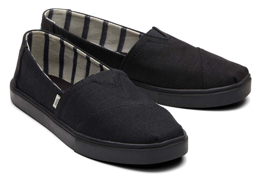 Slip On Toms Alpargata Cupsole Slip On Mujer Negras Argentina | AR855-588