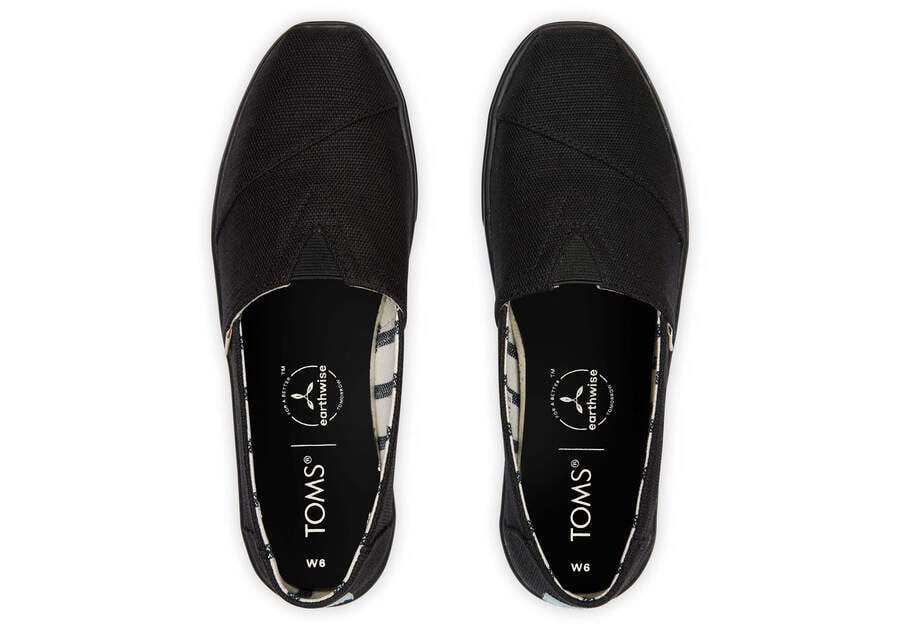 Slip On Toms Alpargata Cupsole Slip On Mujer Negras Argentina | AR855-588