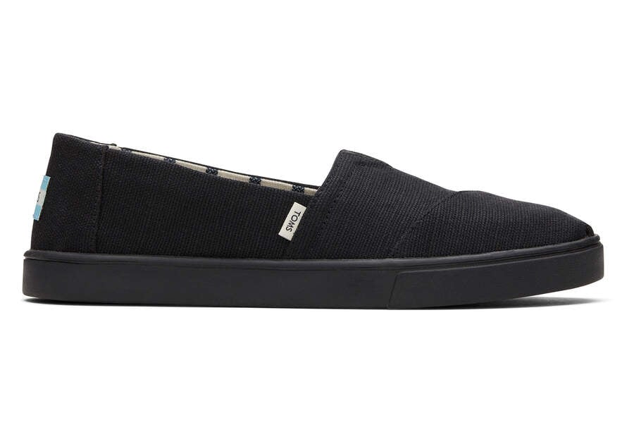 Slip On Toms Alpargata Cupsole Slip On Mujer Negras Argentina | AR855-588