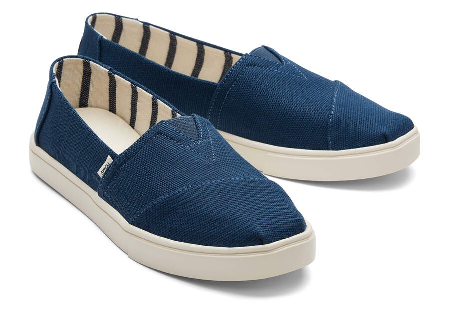 Slip On Toms Alpargata Cupsole Slip On Mujer Azules Argentina | AR893-169