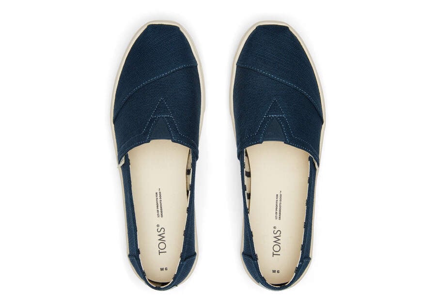 Slip On Toms Alpargata Cupsole Slip On Mujer Azules Argentina | AR893-169