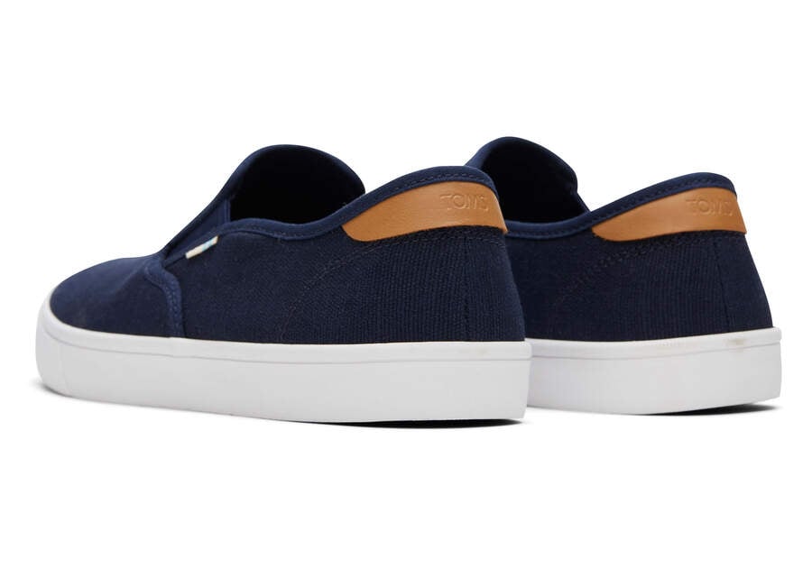 Slip On Toms Baja Slip On Hombre Azul Marino Argentina | AR166-801