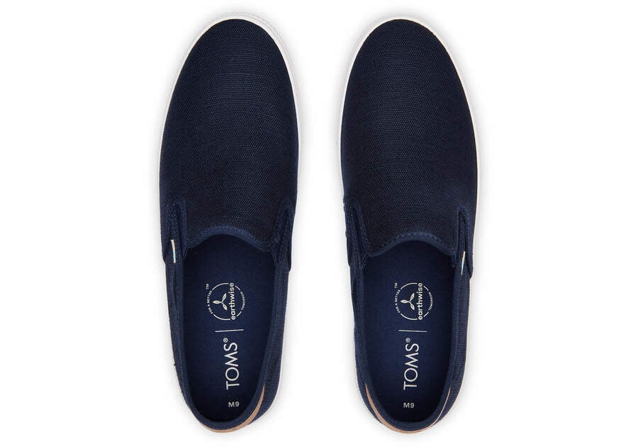 Slip On Toms Baja Slip On Hombre Azul Marino Argentina | AR166-801