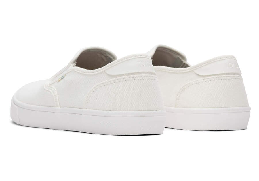 Slip On Toms Baja Slip On Hombre Blancas Argentina | AR215-354