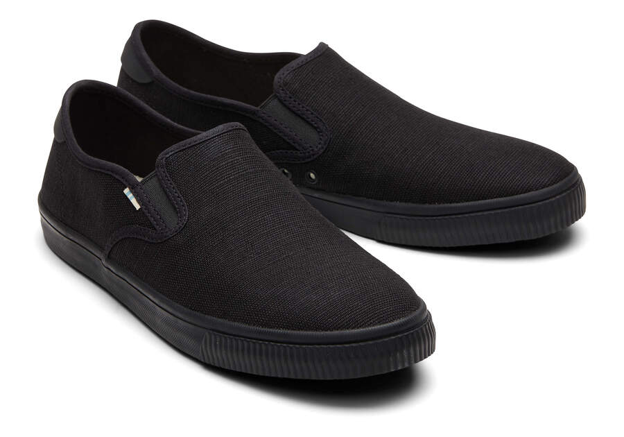 Slip On Toms Baja Slip On Hombre Negras Argentina | AR426-879