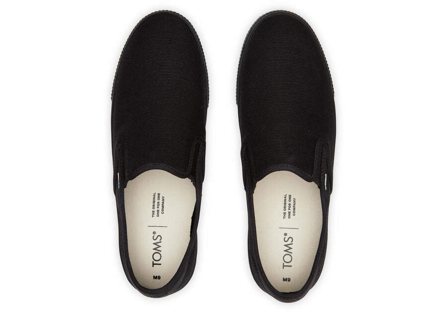 Slip On Toms Baja Slip On Hombre Negras Argentina | AR426-879