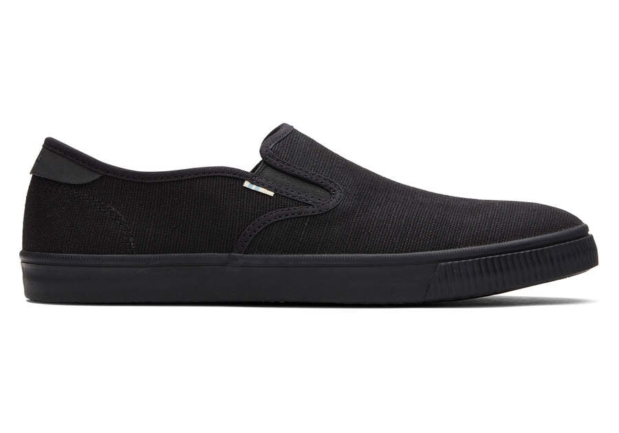 Slip On Toms Baja Slip On Hombre Negras Argentina | AR426-879