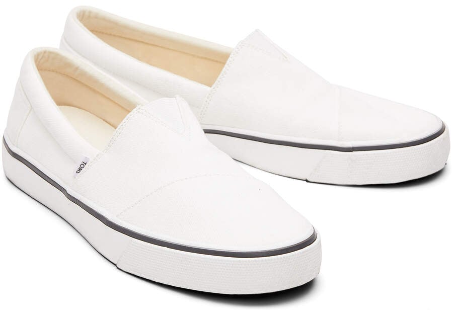 Slip On Toms Fenix Hombre Blancas Argentina | AR418-007