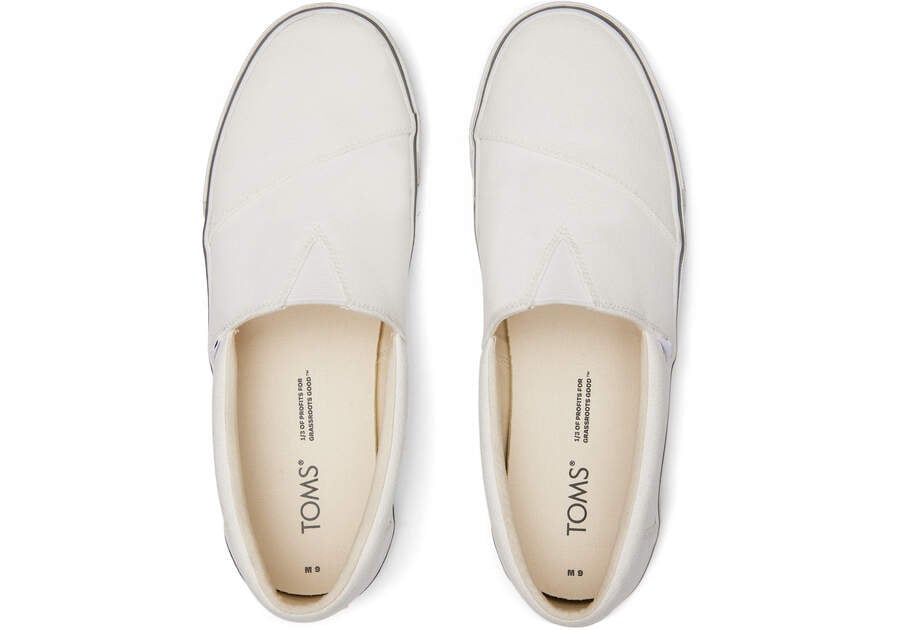 Slip On Toms Fenix Hombre Blancas Argentina | AR418-007