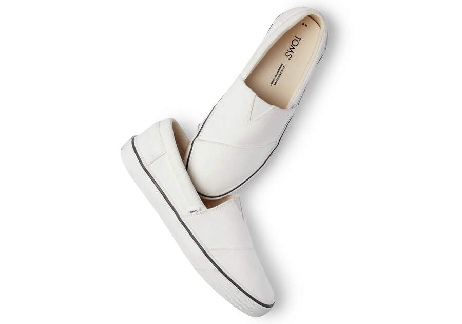 Slip On Toms Fenix Hombre Blancas Argentina | AR418-007