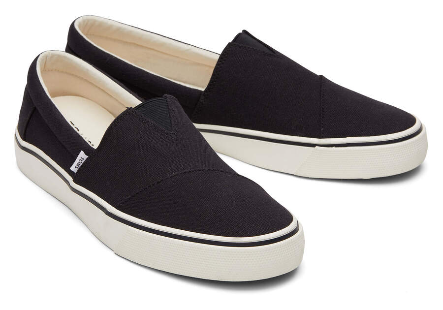 Slip On Toms Fenix Hombre Negras Argentina | AR340-952