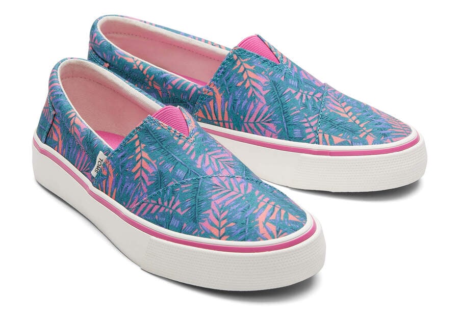 Slip On Toms Fenix Mujer Azules Argentina | AR306-111