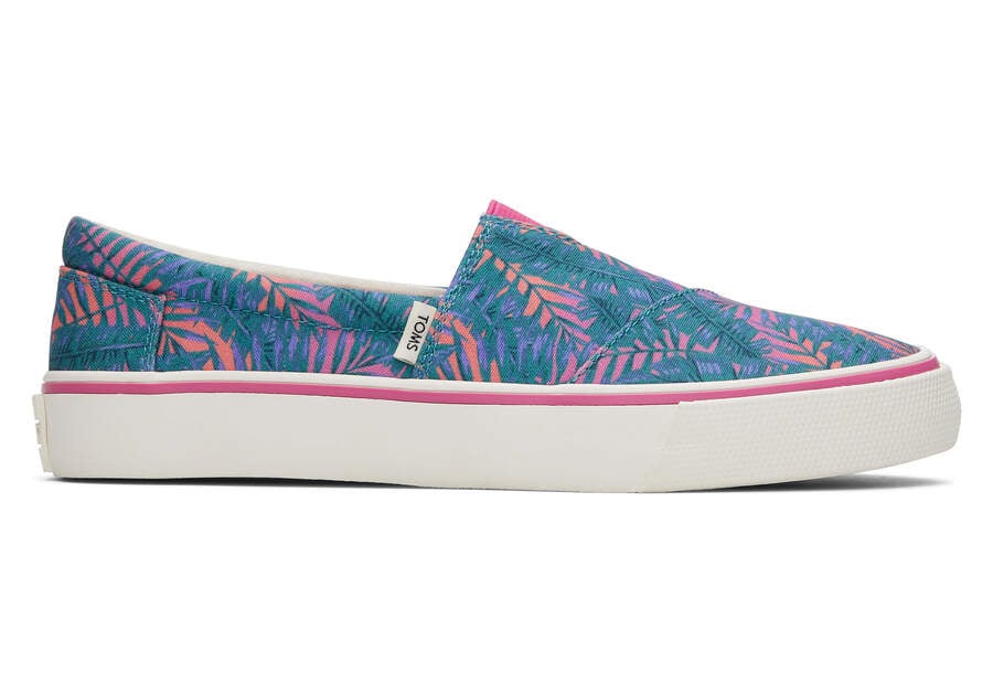 Slip On Toms Fenix Mujer Azules Argentina | AR306-111