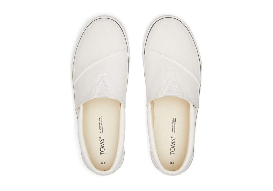 Slip On Toms Fenix Mujer Blancas Argentina | AR419-512