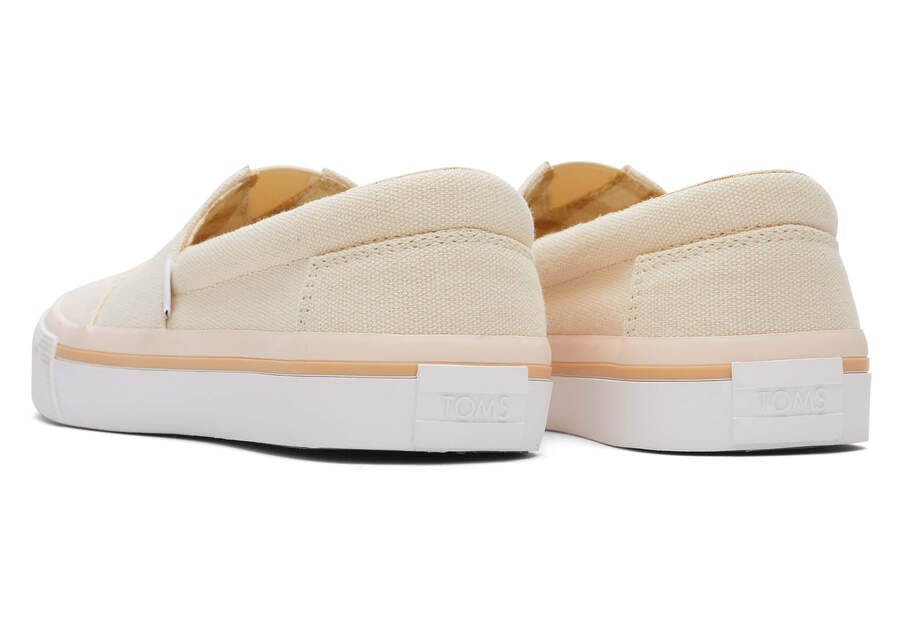 Slip On Toms Fenix Mujer Creme Argentina | AR544-995