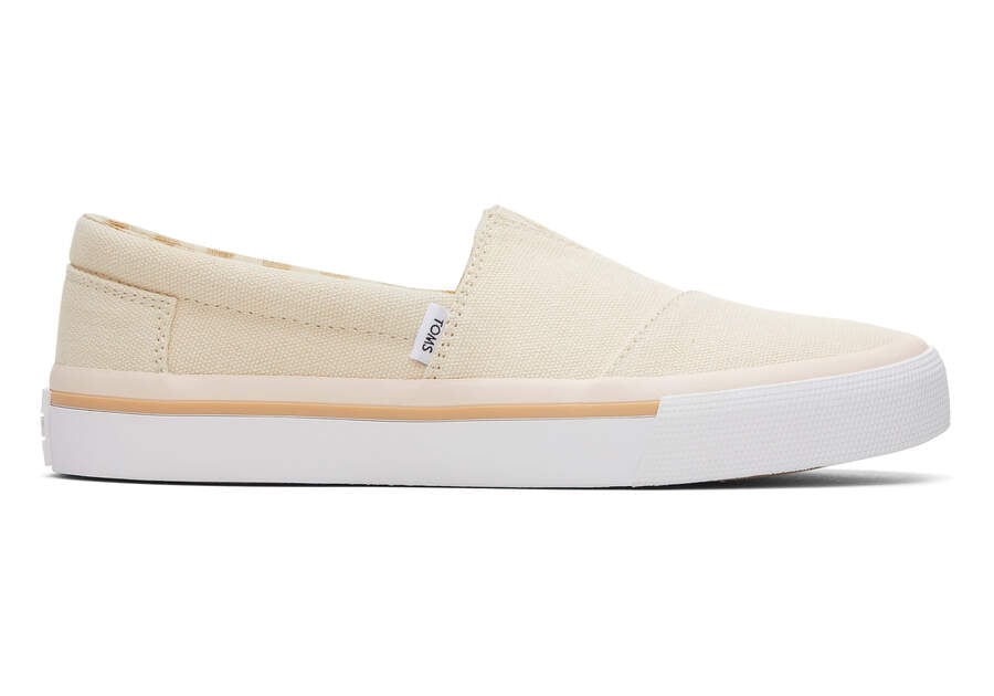 Slip On Toms Fenix Mujer Creme Argentina | AR544-995