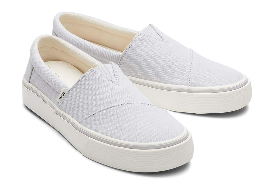 Slip On Toms Fenix Mujer Gris Argentina | AR177-974