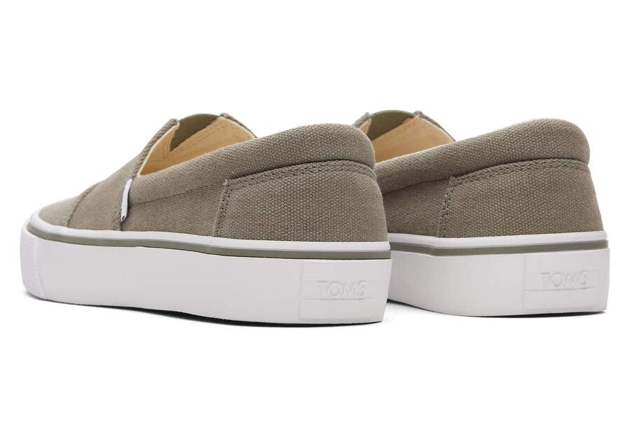 Slip On Toms Fenix Mujer Gris Argentina | AR863-418