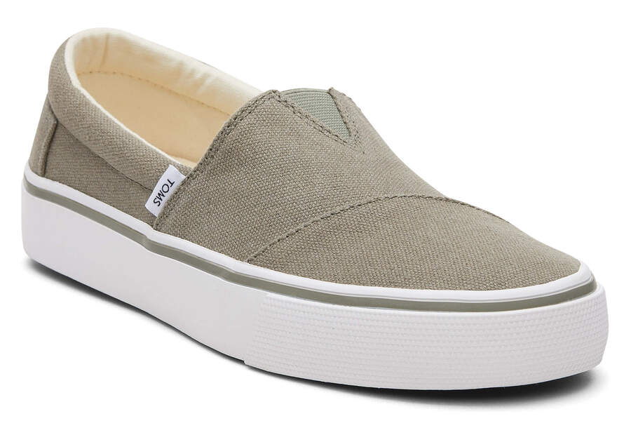 Slip On Toms Fenix Mujer Gris Argentina | AR863-418