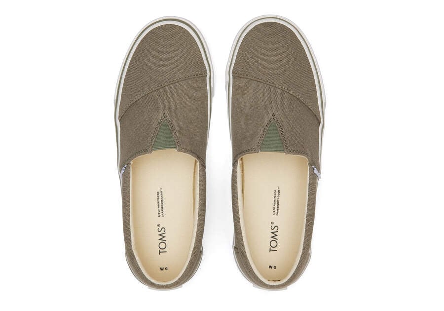 Slip On Toms Fenix Mujer Gris Argentina | AR863-418