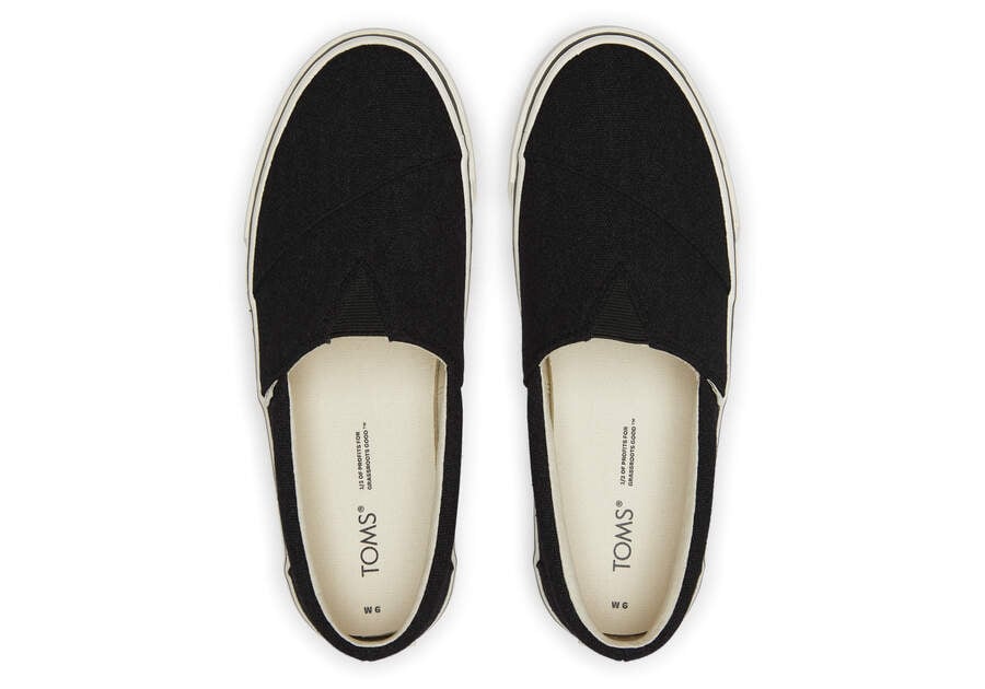 Slip On Toms Fenix Mujer Negras Argentina | AR055-514