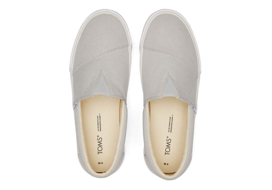 Slip On Toms Fenix Plataforma Mujer Gris Argentina | AR395-464