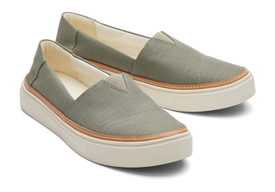 Slip On Toms Parker Slip On Mujer Gris Argentina | AR483-474