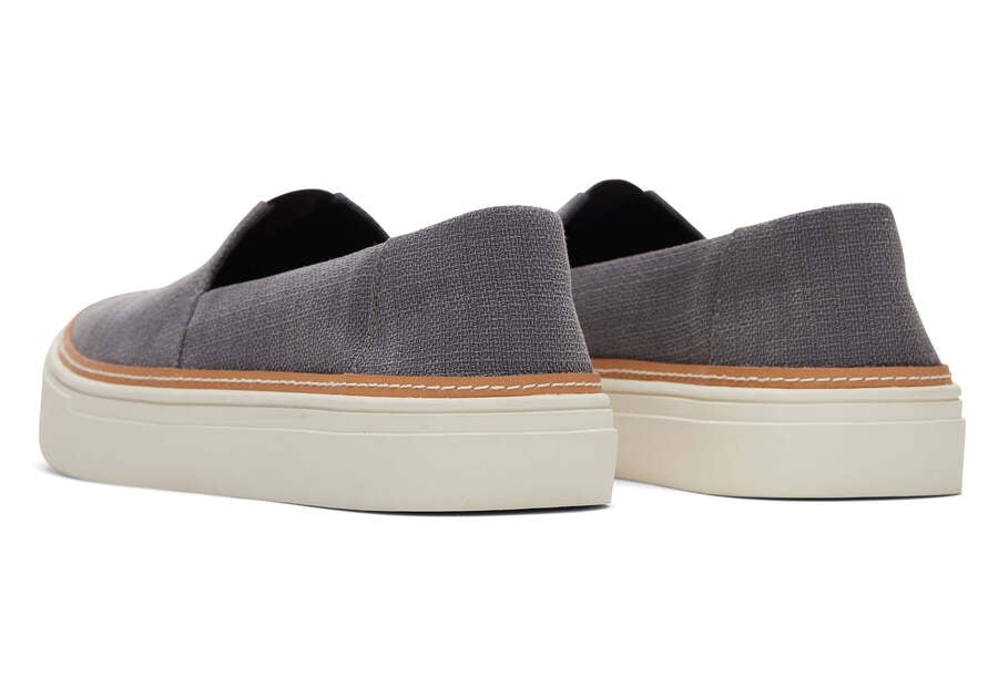 Slip On Toms Parker Slip On Mujer Gris Oscuro Argentina | AR337-365