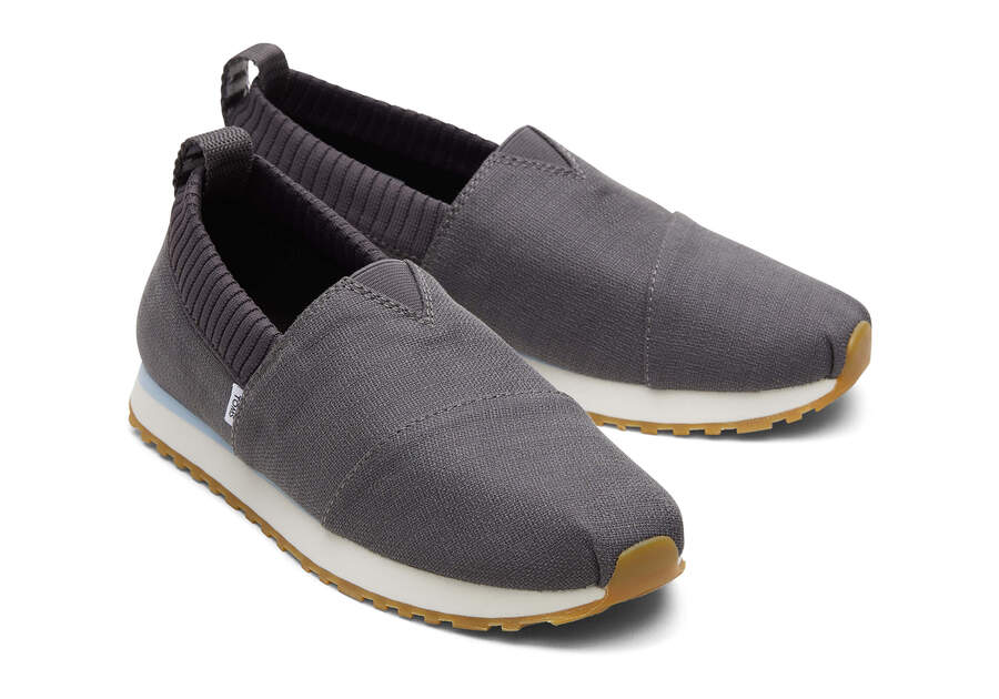 Slip On Toms Resident Mujer Gris Argentina | AR775-875