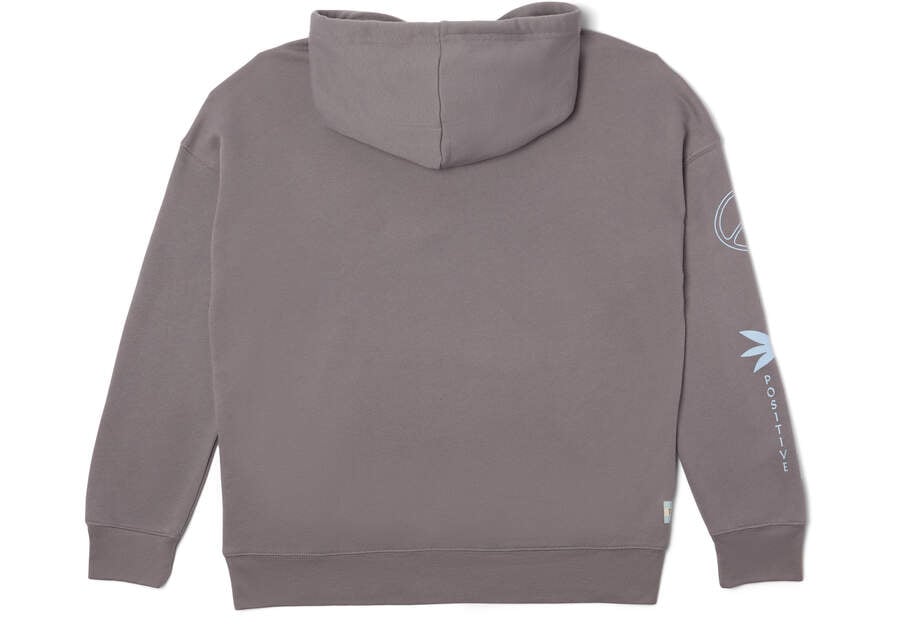 Sudadera Con Capucha Toms Multi Estampadas Fleece Hoodie Mujer Gris Multicolor Argentina | AR621-593