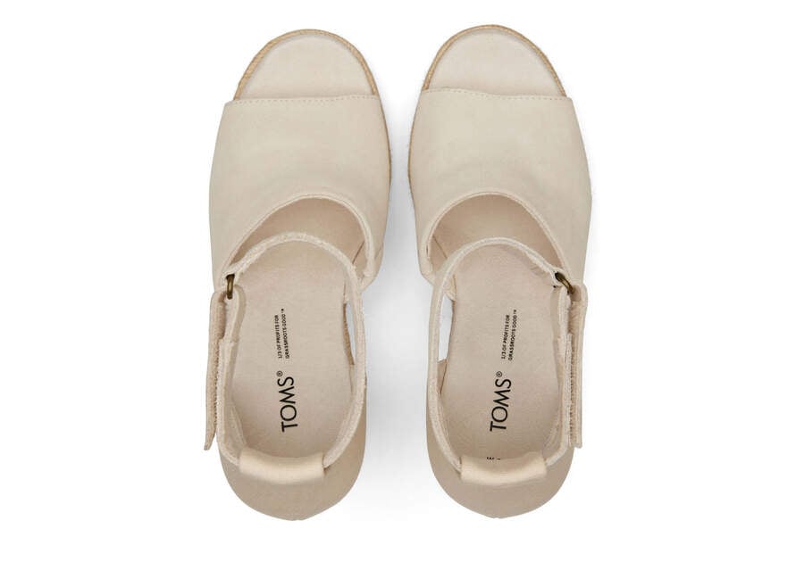 Tacones Toms Marisol Wedge Heel Mujer Beige Argentina | AR196-691