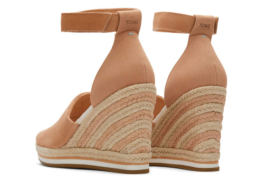 Tacones Toms Marisol Wedge Heel Mujer Beige Argentina | AR807-549