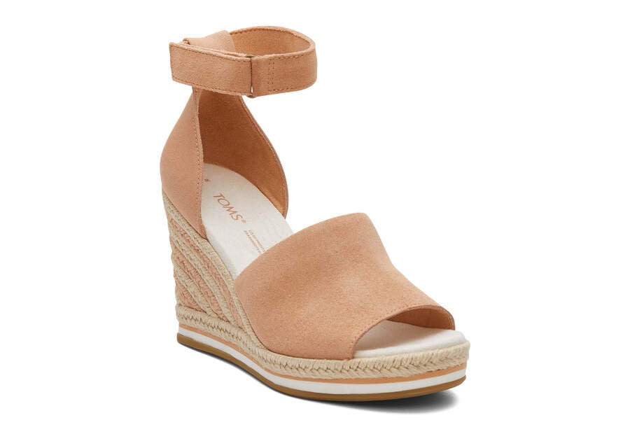 Tacones Toms Marisol Wedge Heel Mujer Beige Argentina | AR807-549