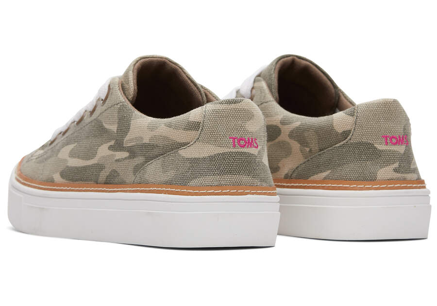 Zapatillas Toms Alex Sneaker Mujer Verde Camuflaje Argentina | AR218-008