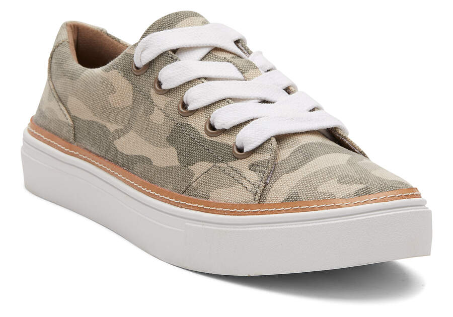 Zapatillas Toms Alex Sneaker Mujer Verde Camuflaje Argentina | AR218-008