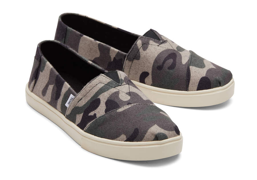 Zapatillas Toms Alpargata Cupsole Slip On Mujer Camuflaje Argentina | AR829-989