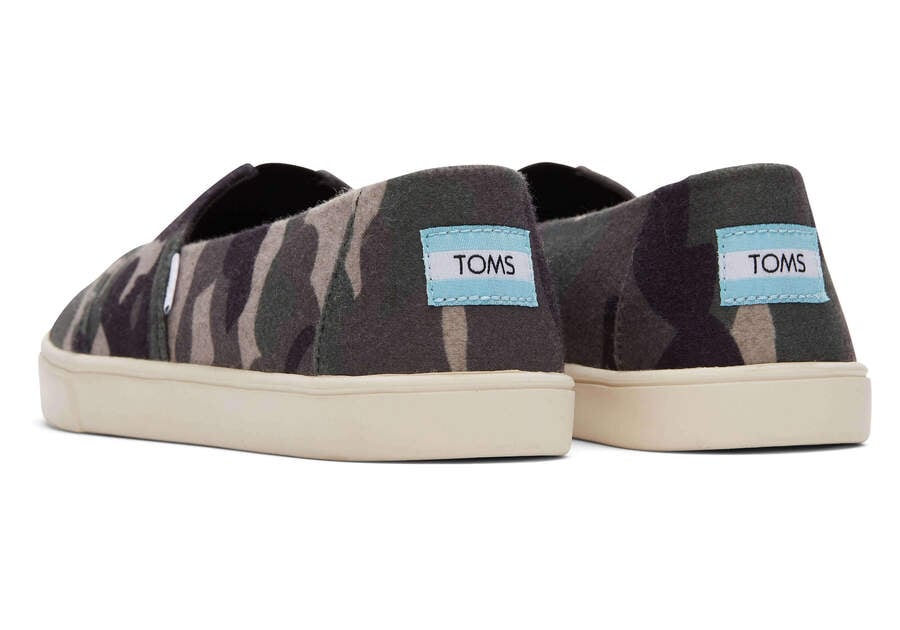 Zapatillas Toms Alpargata Cupsole Slip On Mujer Camuflaje Argentina | AR829-989