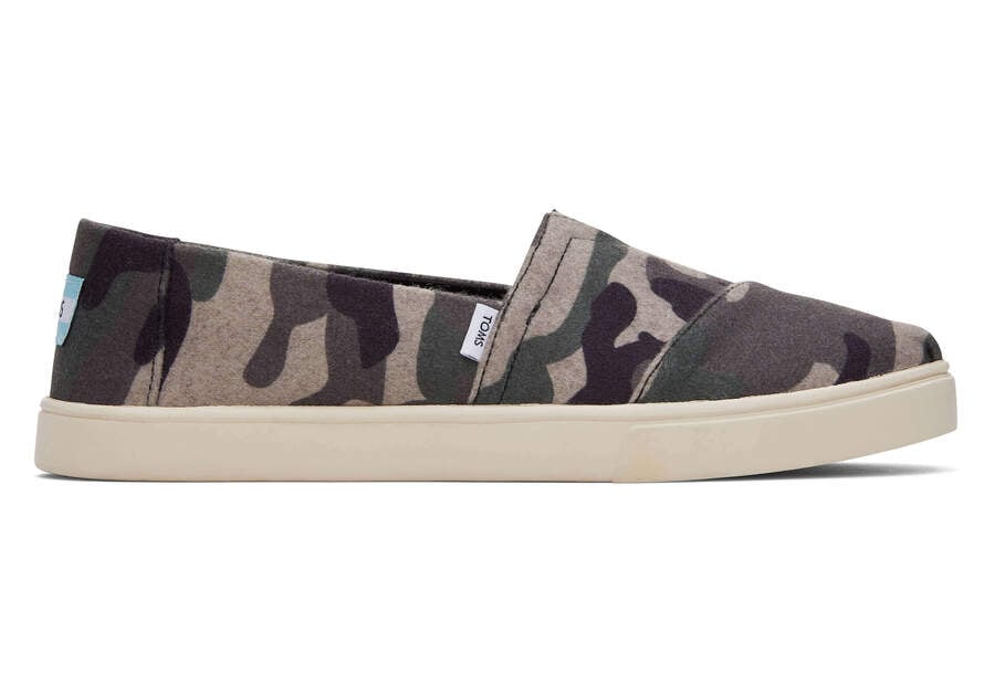 Zapatillas Toms Alpargata Cupsole Slip On Mujer Camuflaje Argentina | AR829-989