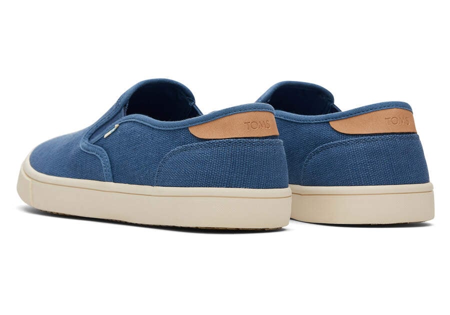 Zapatillas Toms Baja Slip On Hombre Azules Argentina | AR186-664