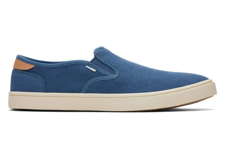 Zapatillas Toms Baja Slip On Hombre Azules Argentina | AR186-664