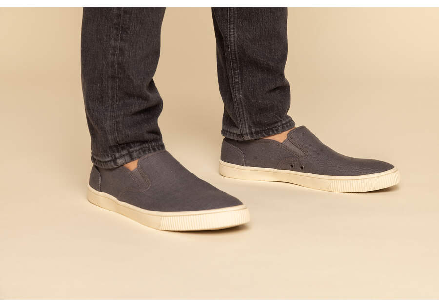 Zapatillas Toms Baja Slip On Hombre Gris Argentina | AR060-480