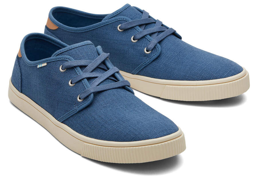 Zapatillas Toms Carlo Sneaker Hombre Azules Argentina | AR590-241