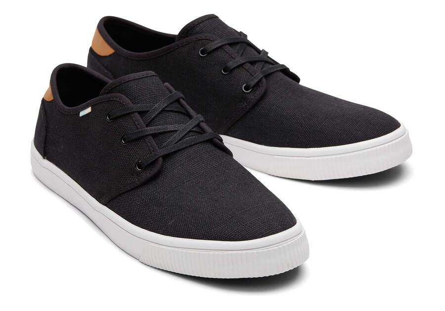 Zapatillas Toms Carlo Sneaker Hombre Negras Argentina | AR463-353