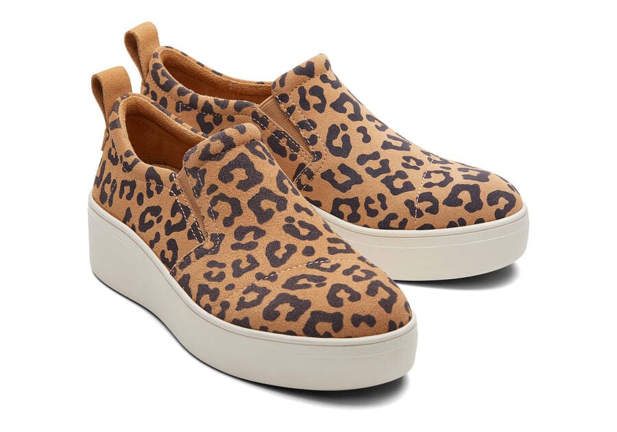 Zapatillas Toms Tristan Slip On Sneaker Mujer Leopardo Argentina | AR250-816